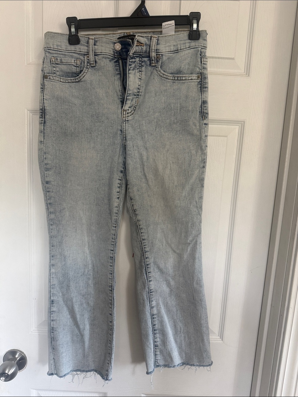 Banana Republic Light Blue Flare cropped Jeans